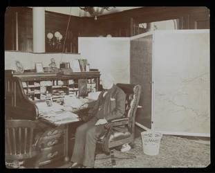 Chauncey Depew in seinem Büro, 1898